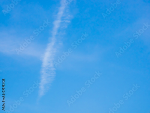 Beautiful clouds with blue sky background, Blue sky and white cloud, tiny clouds.