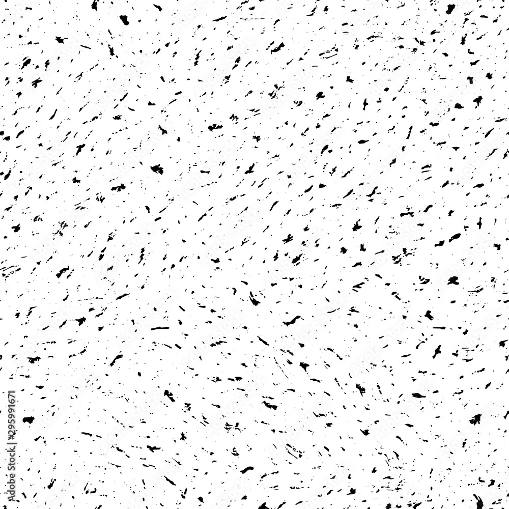 Seamless abstract texture pattern with hand drawn stain and spot in balck and white. Monochrome background for architecture and graphic projects.
