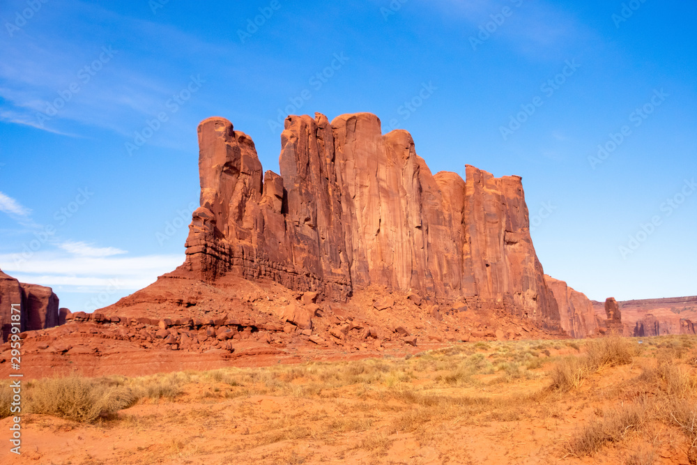 Desert landscape in Monument Valley