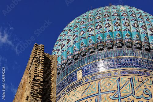 Bibi-Khanum Mosque in Samarkand, Uzbekistan