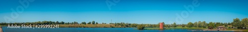 Panorama of Heritage Park in Overland Park Kansas