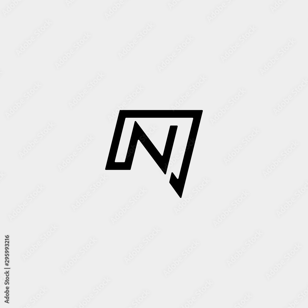 Letter N Chat Logo Template Vector Design Letter N Chat Logo Template Vector Design
