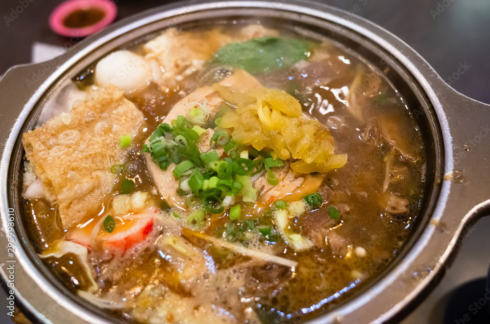 stinky tofu hot pot at Taiwan