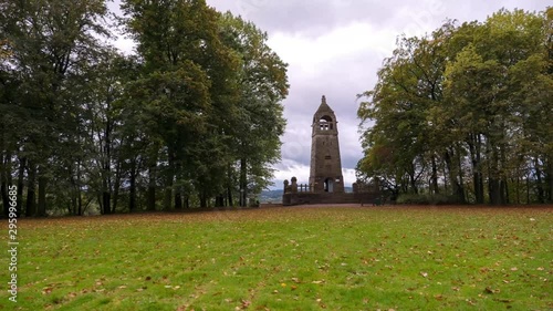 Timelapse of the observation tower Berger monument (Berger Denkmal) in Witten photo