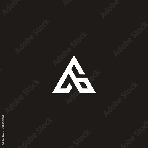 A B letter vector logo abstract