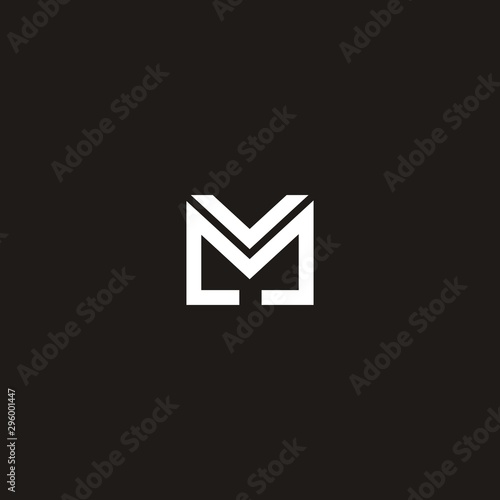 M logo vector icon template