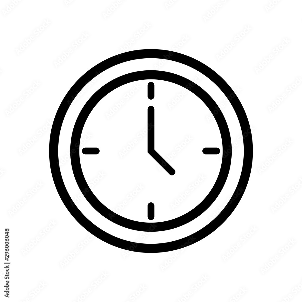 Clock Symbol Icon Vector Design Illustration EPS 10 Clock Symbol Icon Vector Design Illustration EPS 10