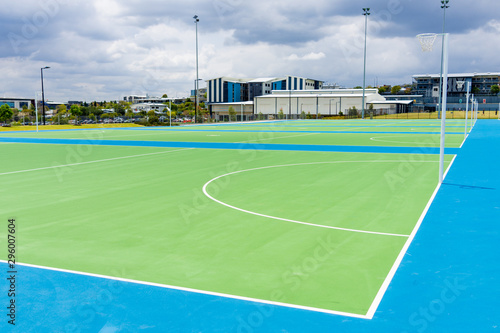 Принти на полотні Empty Netball Courts in Suburban Australia