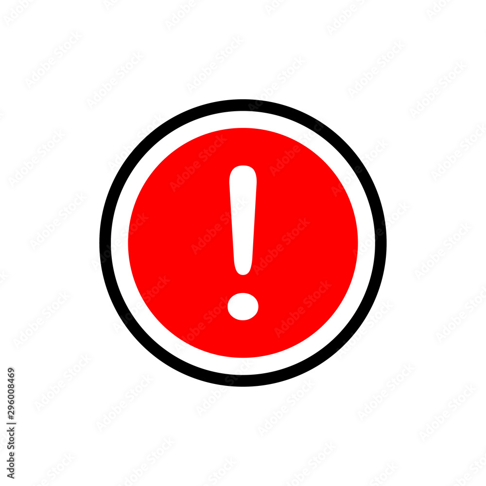 Exclamation Mark Symbol Icon Vector Design Illustration EPS 10 Exclamation Mark Symbol Icon Vector Design Illustration EPS 10