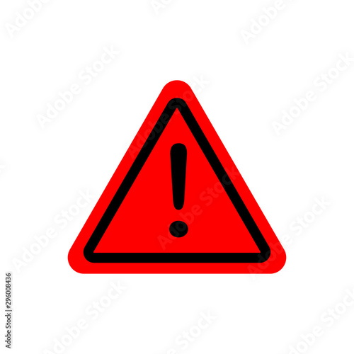 Exclamation Mark Symbol Icon Vector Design Illustration EPS 10