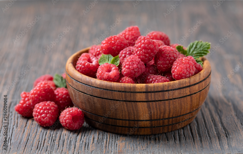Raspberries in a bowl Raspberries in a bowl