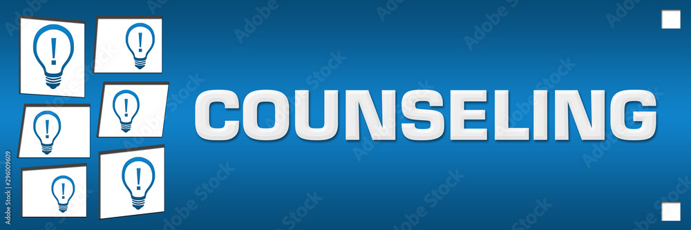 Counseling Blue Bulbs White Grid Left Horizontal Counseling Blue Bulbs White Grid Left Horizontal