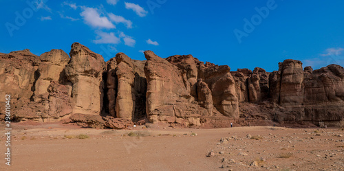 Solomons Pillars in the Timna National Park  Israel