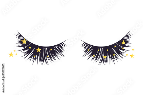 Luxury extension eyelashes