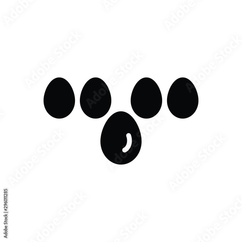 Black solid icon for particularly 