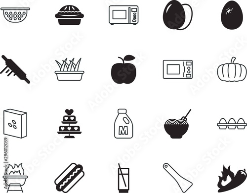 food vector icon set such as  packaging  eps  bird  fizzy  cold  drainer  groat  farm  pot  colorful  squash  person  thin  straw  italian  stroke  grow  grilling  valentine  chilli  icons  rubber