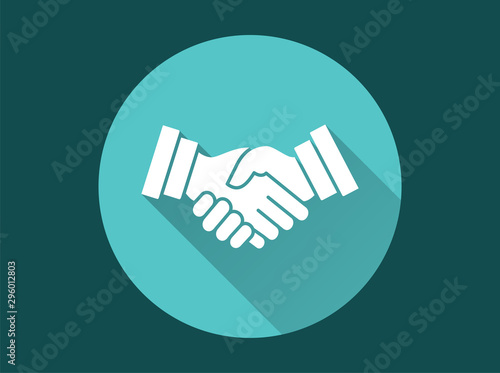 Handshake - vector icon for graphic and web design.