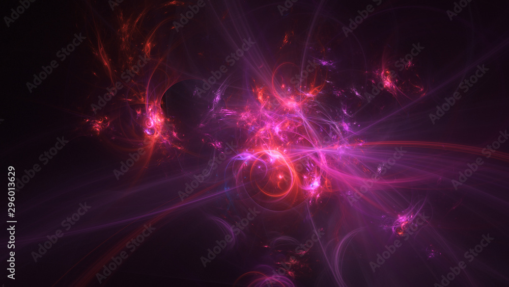 Abstract transparent purple and red crystal shapes. Fantasy light background. Digital fractal art. 3d rendering. Abstract transparent purple and red crystal shapes. Fantasy light background. Digital fractal art. 3d rendering.