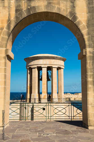 A Beautiful Monument of Malta in a Natural Framing Scenario photo