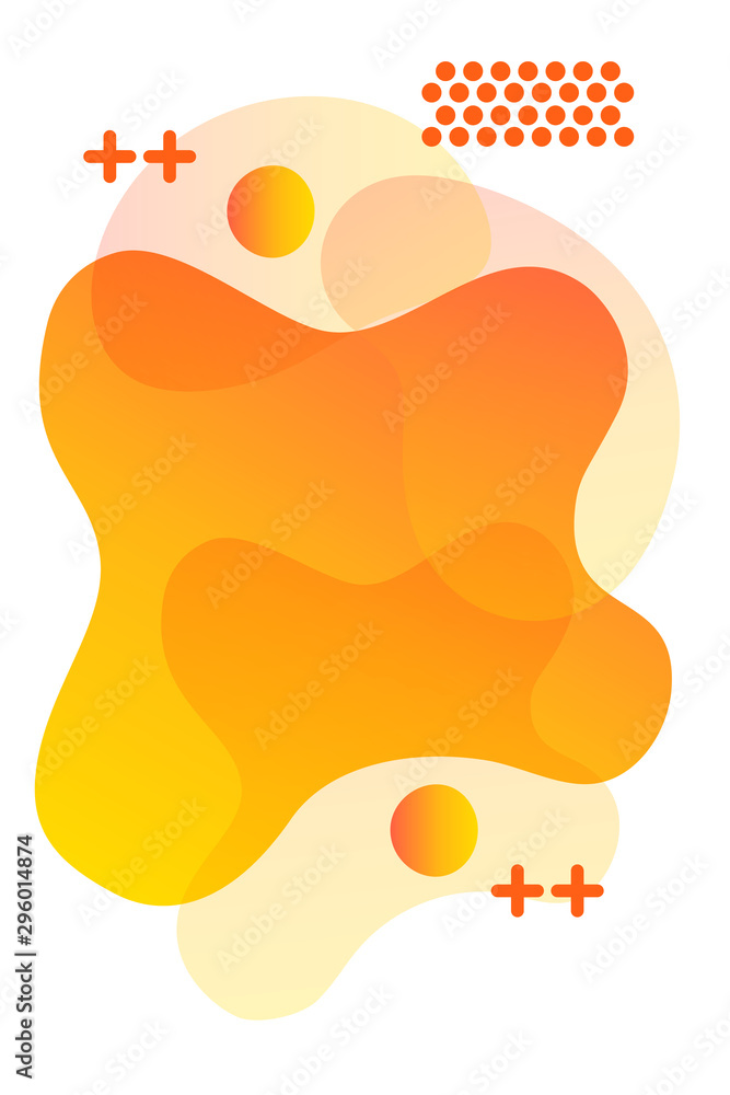 Fototapeta premium Liquid Abstract Background Water Splash Template