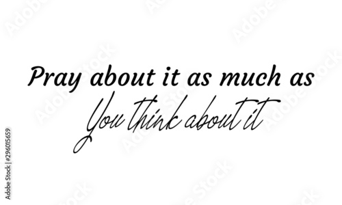 Biblical Phrase, Typography for print or use as poster, card, flyer or T shirt