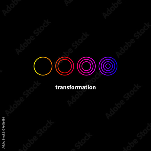 evolution abstract sign