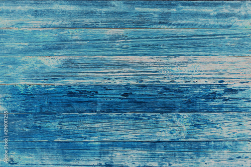 Old Blue pastel wood for vintage background