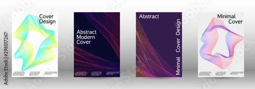Cover design template set 
