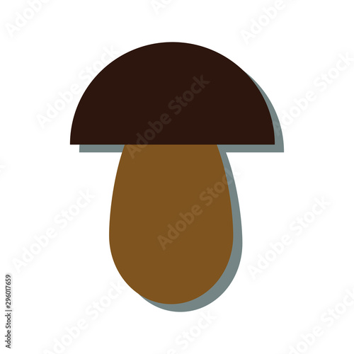 Mushroom, fungus icon. white background