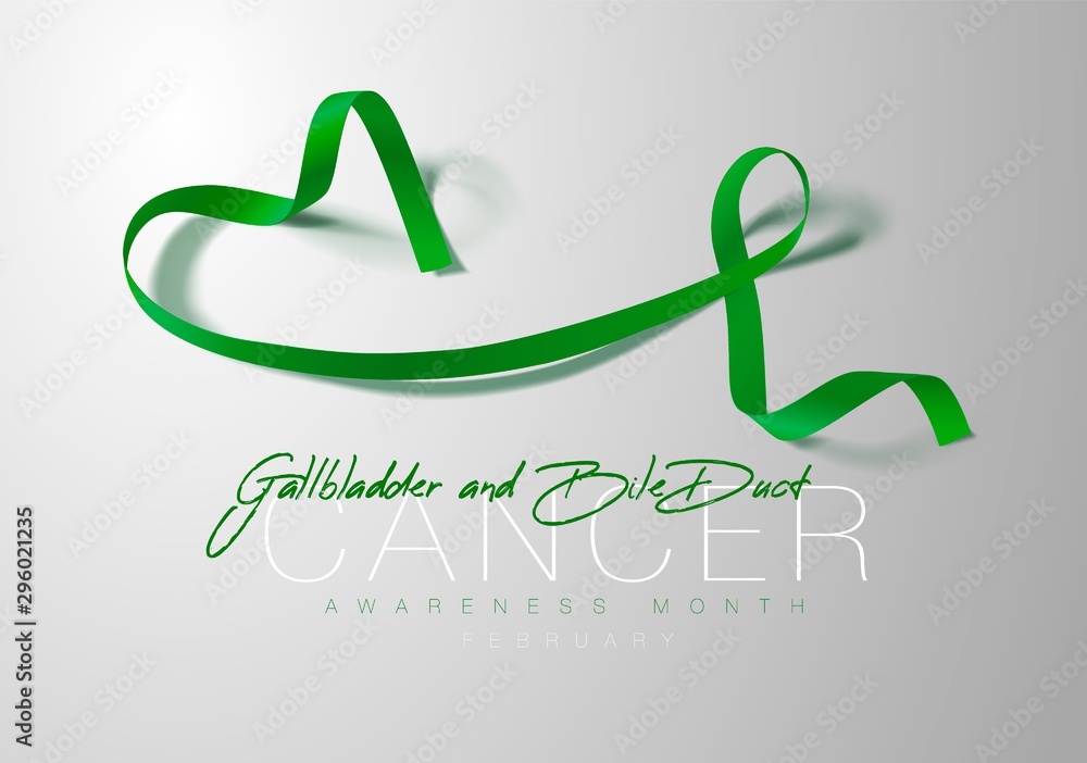 Gallbladder and Bile Duct Cancer Awareness Calligraphy Poster Design ...