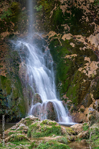 cascade waterfall in a rocks © Andrey