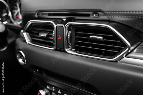 Close up car ventilation system and air conditioning - details and controls of modern car.. © Виталий Сова