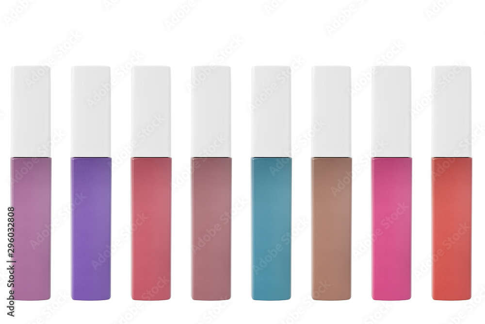 Fototapeta premium Mat lipsticks isolated