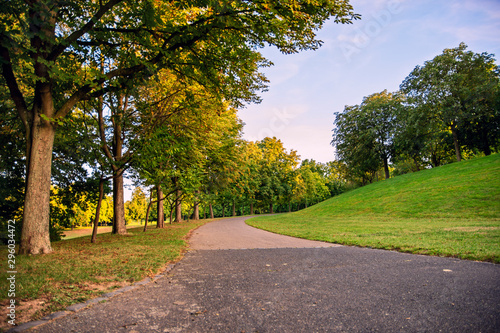 Early autumn in the park