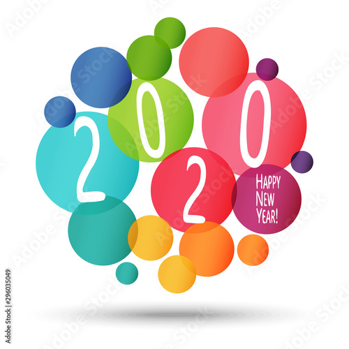 Happy New Year 2020 background