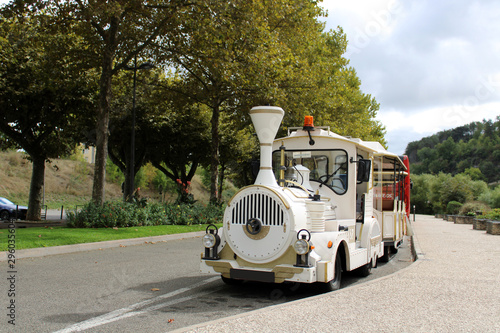 Quadro em tela Petit train touristique