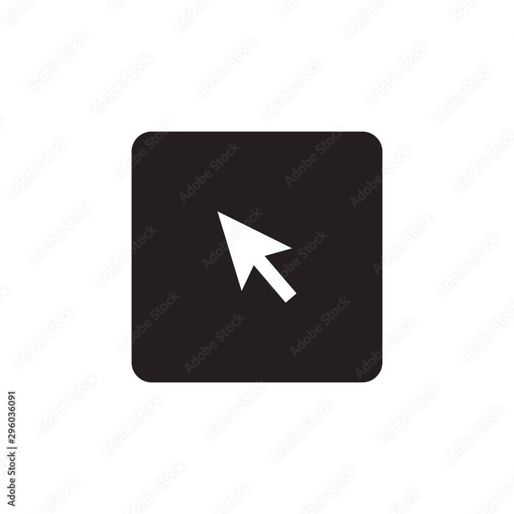 Arrow cursor icon symbol vector Arrow cursor icon symbol vector