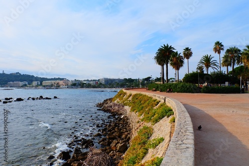 Embankment in Antibes, France