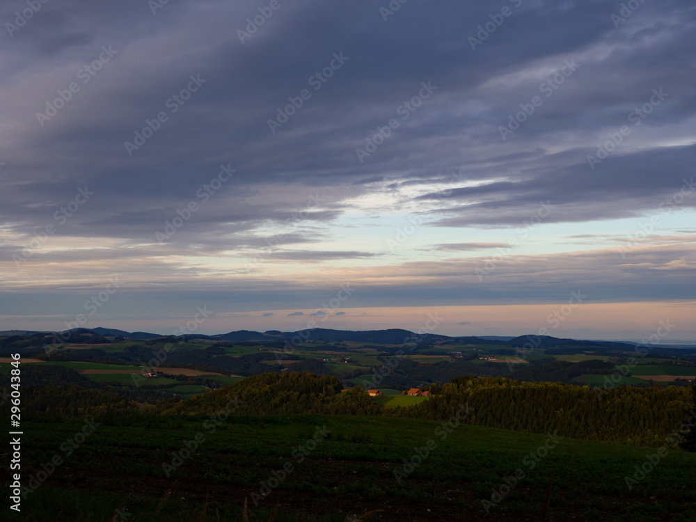 Fototapeta premium Landscape Bucklige Welt Lower Austria