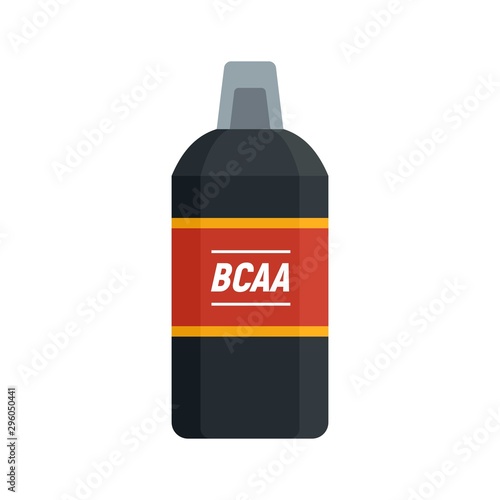 BCCA sport nutrition icon. Flat illustration of BCCA sport nutrition vector icon for web design