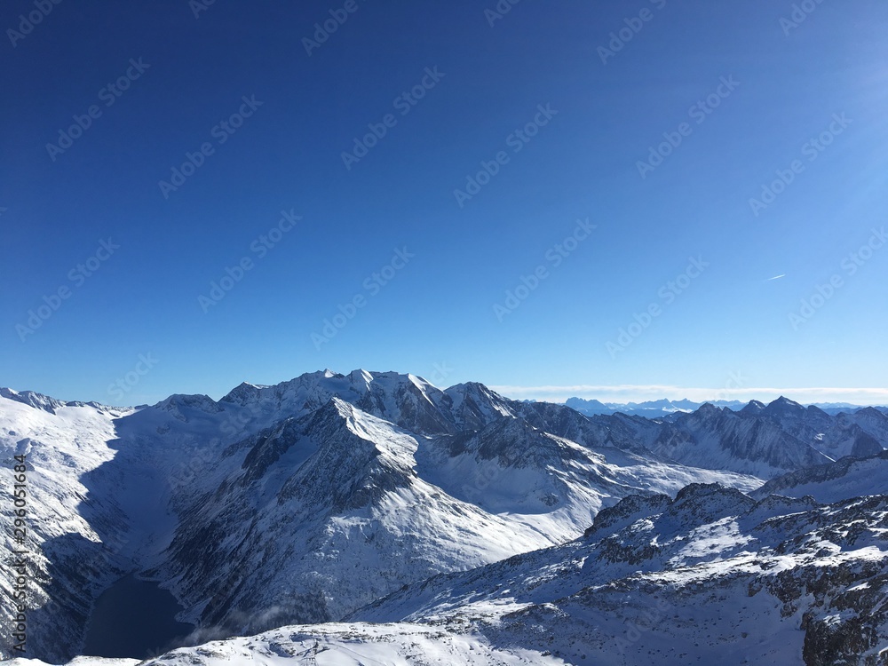Hintertux, Tirol, Berglandschaft, Gletscher