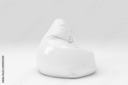 Photography Bean Bag Chair White Render