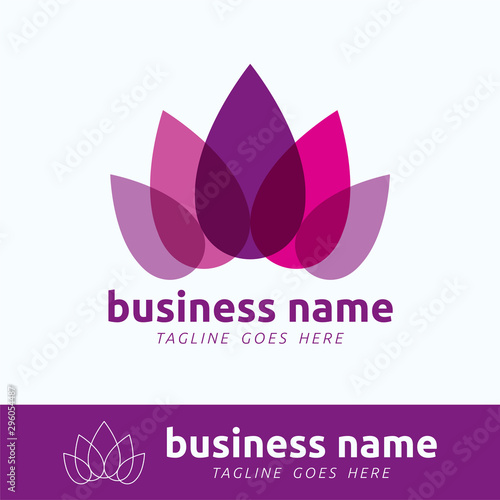 Lotus Blossom Logo Template