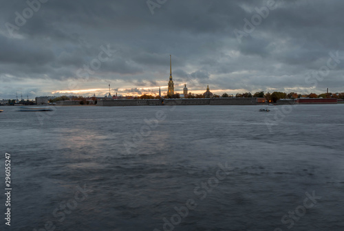 View of the Neva river and the Peter and Paul fortress. Saint-Petersburg. Russia © Павел Ващенков
