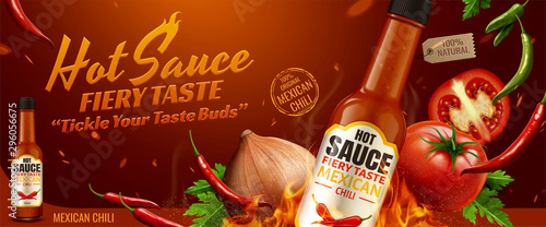 Hot sauce banner ads