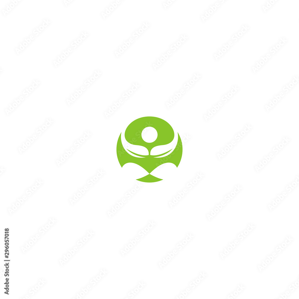 Yoga logo vector emblem design template Yoga logo vector emblem design template