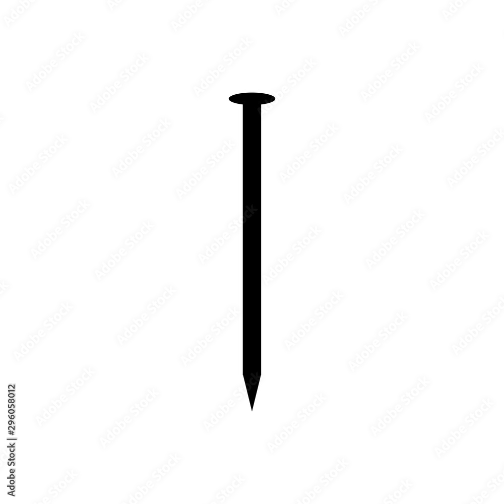 nail Icon vector design symbol nail Icon vector design symbol