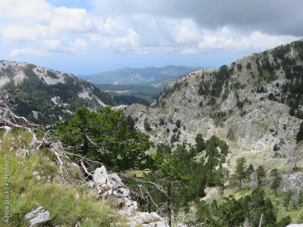 Fototapeta premium Mountain Orjen Montenegro mountain landscape
