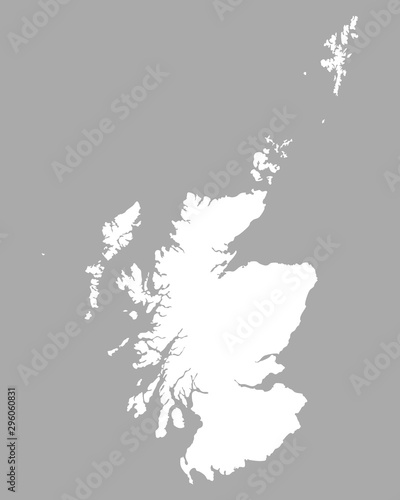 Karte von Schottland