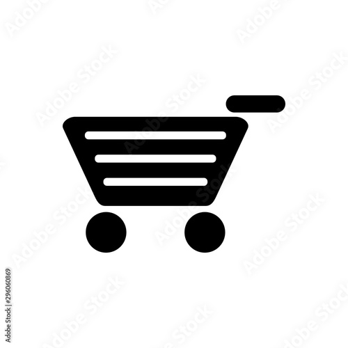 Warenkorb und Hintergrund